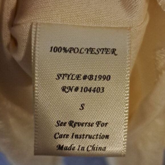 Blu Pepper Cream Lace Dress with Belt size small - Picture 4 of 7